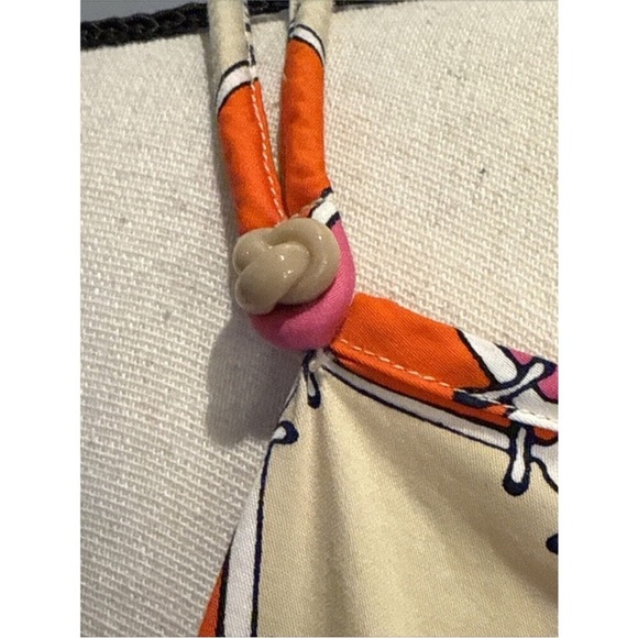 Trina Turk Pink and Orange Geometric Tank Top - Picture 5 of 11